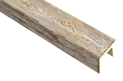 Brązowa, ozdobna belka sufitowa - imitacja drewna